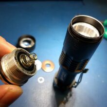 ماژول درایور چراغ قوه گرد تک باتری مدل ZZ-20-7