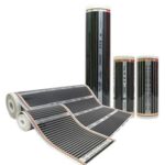 المنت ورقی دما از کف 70 وات بر متر یک متری(فیلم گرم کننده)