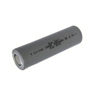 باتری لیتیوم سایز 18650 3.7v 2200mA 3C  برند Sun Cell
