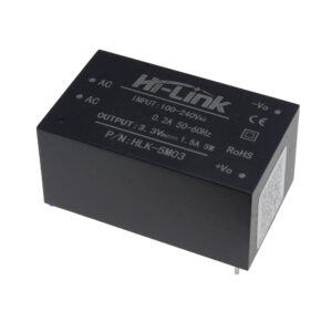 مبدل 220 ولت AC به 3.3 ولت DC با حداکثر جریان 1.5 آمپر HLK-5M03