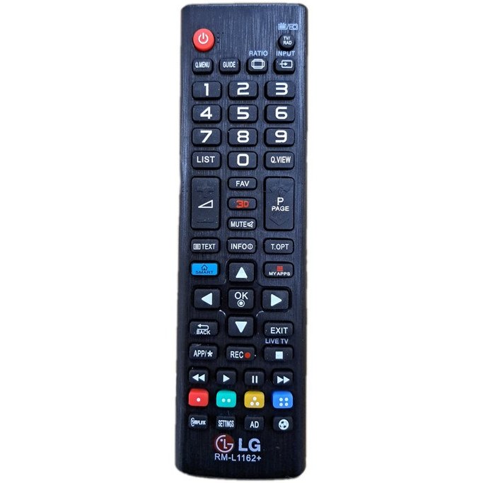 ریموت کنترل تلویزیون ال جی مدل 1162 RM-L