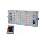 پروژکتور50وات مولتی کالر(RGB)بیلبوردی ریموت دار