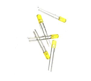 ال ای دی تخت زرد 3x1.3mm تایوانی بسته 1000 عددی