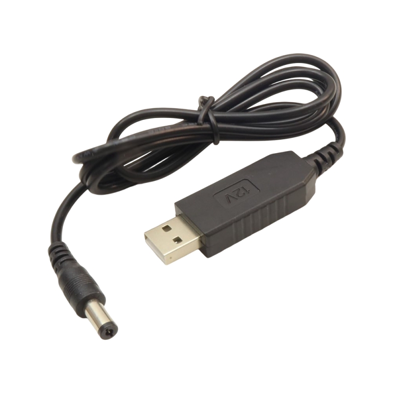 کابل USB افزاینده ولتاژ DC با خروجی 12 ولت 12V-1000mA