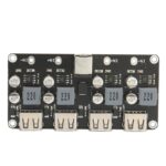 ماژول کاهنده ولتاژ DC و شارژ 4 خروجی USB با پشتیبانی از شارژ سریع QC3.0