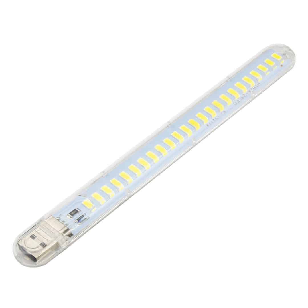 چراغ اضطراری USB LED مدل 24LED سفید مهتابی