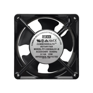 فن بلبرینگی ALUMINUM 12x12x3.8 220V 12038