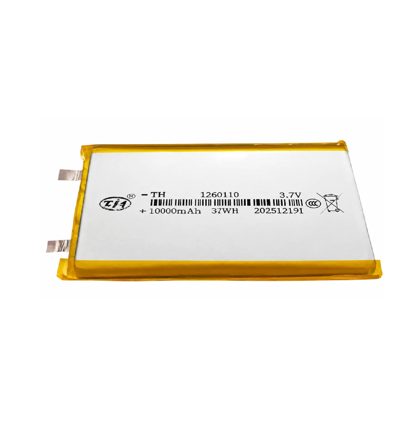 باتری پاوربانکی لیتیوم پلیمر 1260110 10000mAh