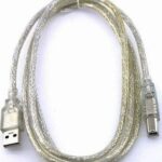 کابل پرینتر USB 2.0 شیلددار شیشه‌ای 2.5 متری