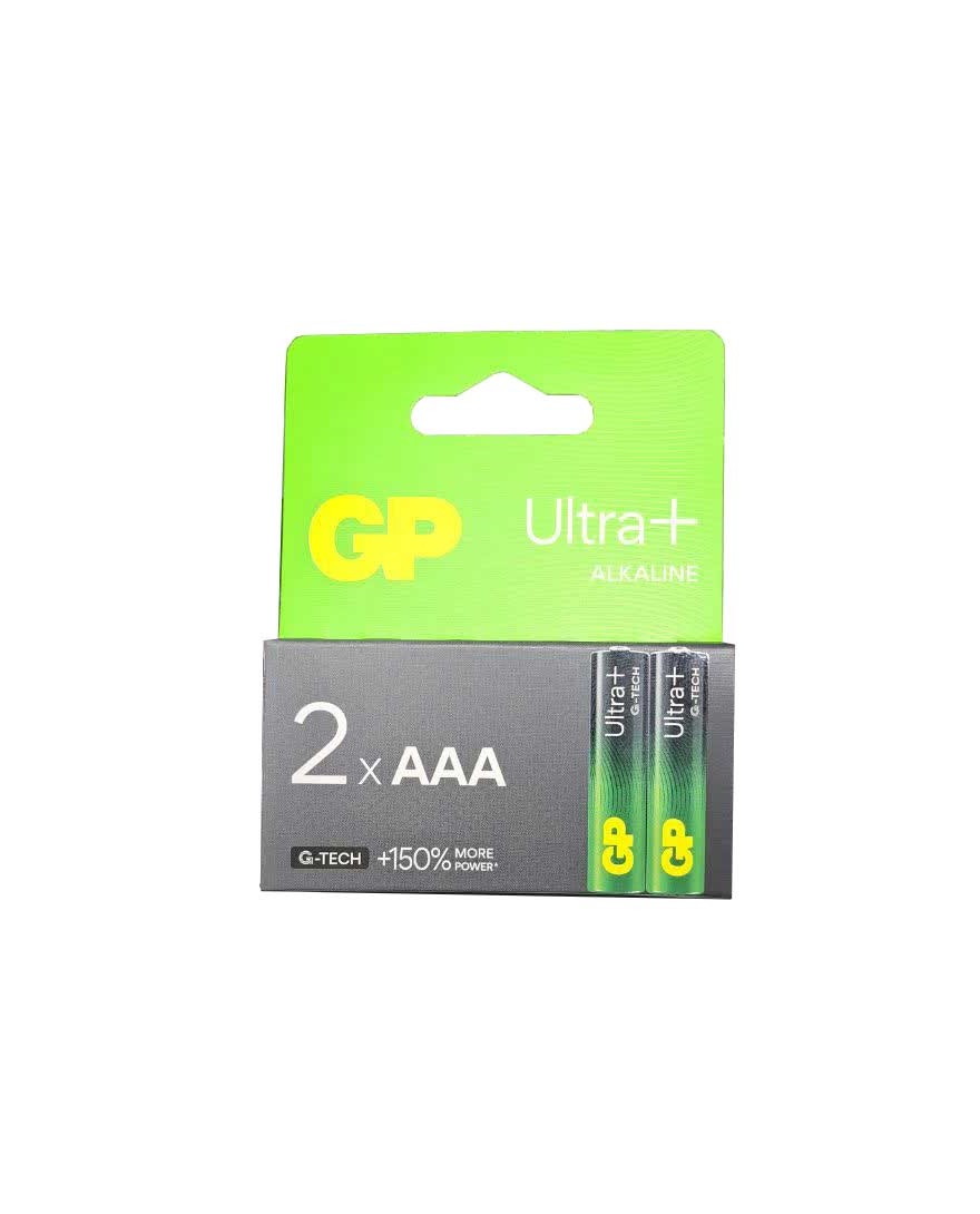 باتری نیم قلمی آلکالاین جی پی مدل Ultra Plus بسته دو عددی