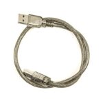 کابل پرینتر USB 2.0 شیلددار شیشه‌ای 2.5 متری