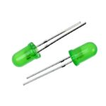 LED سبز مات 5mm بسته 50 عددی