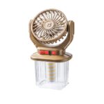 چراغ اضطراری کمپی فن دار خورشیدی مدل HB-F718W