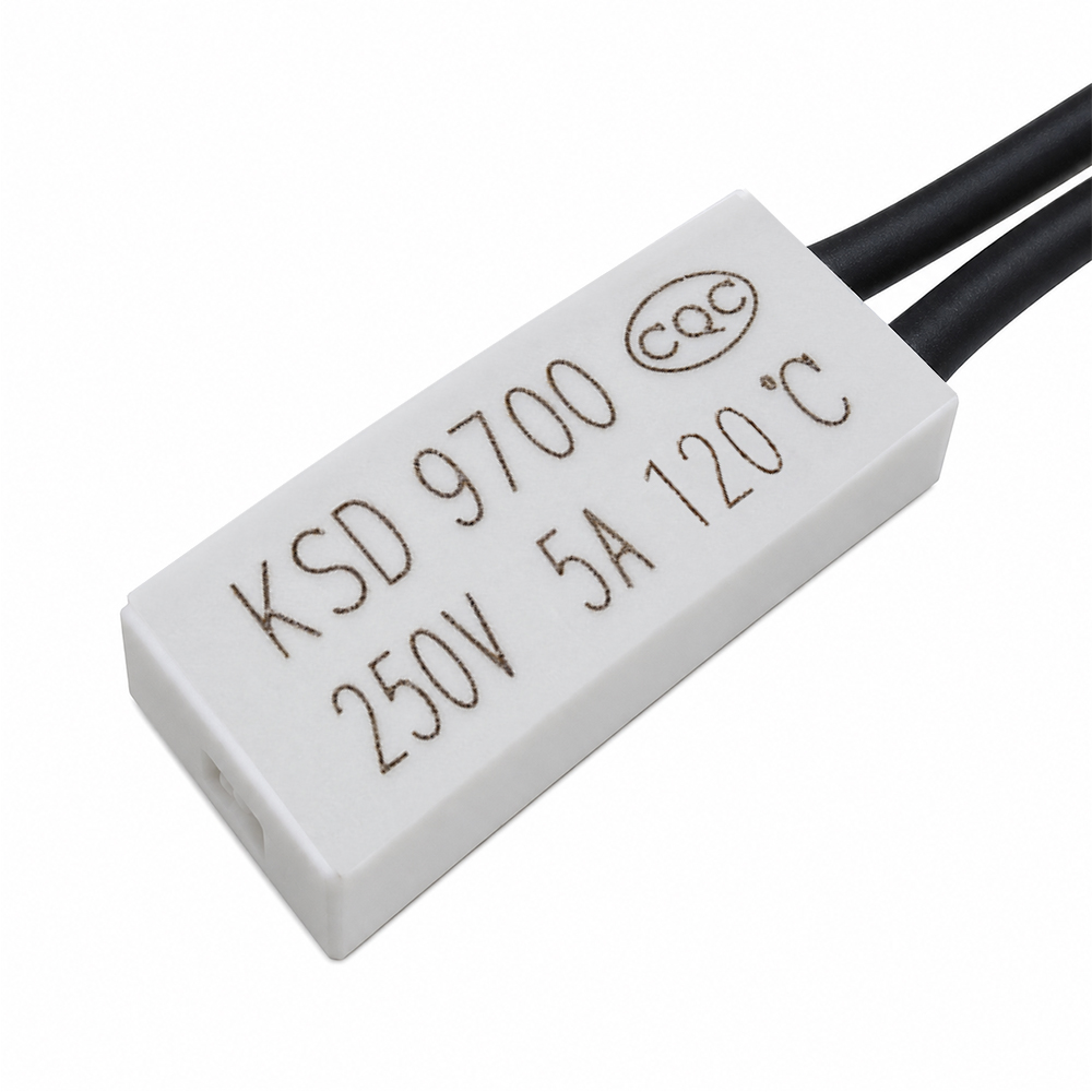ترموسوئیچ حرارتی سیم دار NO 250V-5A 80C KSD9700
