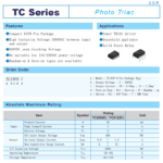اپتو ترایاک TOWARD TC212R تایوانی