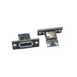 سوکت مادگی USB Type-C رو پنلی فلزی 2 پین مشکی