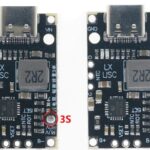 ماژول شارژر باتری لیتیوم یون 2 سل و 3 سل IP2326 با ورودی USB Type-C Specifications Model LX-LISC-V1 Supports charging 2S (7.4V) and 3S (11.1V) batteries. Input port type USB Type-C With charging indicator: blue to start charging and red to indicate charging completion Switching frequency up to 1MHz In 2S mode, the module supports battery balancing function. The default charging voltage for each cell is 4.2V. Dimensions: 18*31 mm Features high current charging performance with 94% efficiency and support for QC (Quick Charge) technology. 15W charging power that increases charging speed and efficiency Input overvoltage protection Output overcurrent protection Output overvoltage and short circuit protection. Supports two types of battery cells (2S and 3S) and balanced charging capability in 2S mode. Wide operating temperature from -40°C to +85°C. Application This battery charging module can be used in a variety of electronic devices and projects that require high and safe charging of lithium polymer batteries Portable devices: such as digital cameras, MP3 and MP4 players, and Bluetooth devices Laptops and gaming devices: to power consumer devices Solar systems: for use in solar energy projects with lithium-ion batteries Audio devices and players: to power audio equipment Charging devices with Type-C port