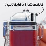 گجت فندک پلاسمایی و چراغ قوه شارژی تایپ سی