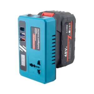 اینورتر پرتابل خشابی شارژی 220 ولت 150W با باتری لیتیومی مدل 48VH