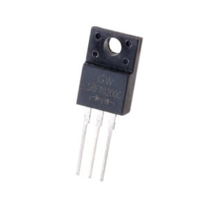 دوبل دیود شاتکی SRF10200C 200V-10A مارک GW پکیج TO-220FP
