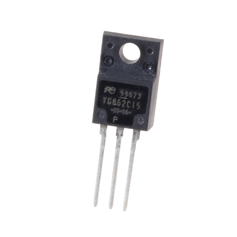 دوبل دیود شاتکی YG862C15R 150V-10A ژاپنی مارک FUJI پکیج TO-220FP